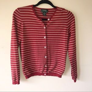 Lauren Striped Cardigan Sz S